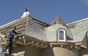 Slate Roof Installation