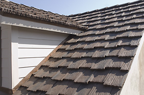 Staggered Sloped Roof Detail - Pacific Palisades